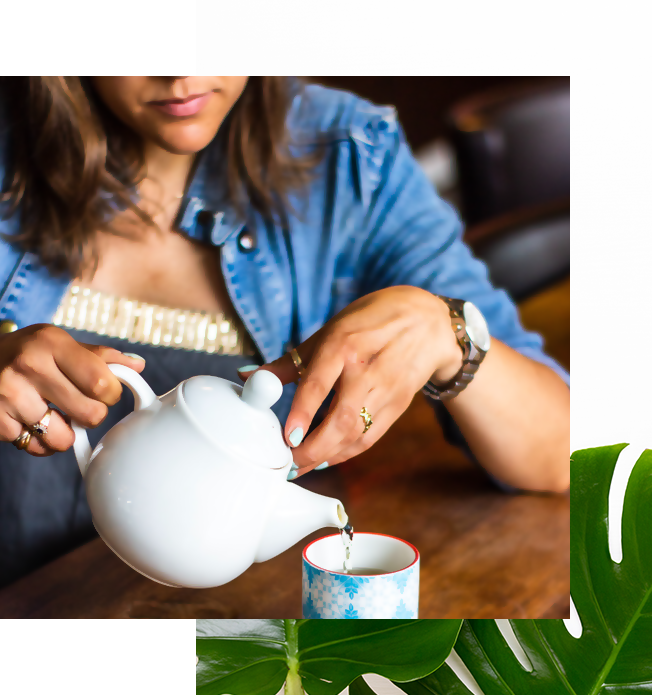 natural medicine homeopathy with tea