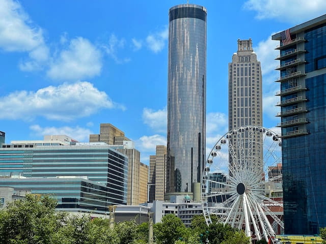 Skyline view of  Atlanta, Georgia during the day
