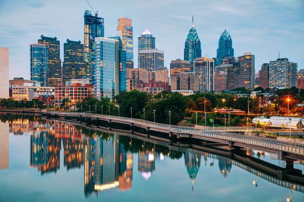 beautiful Philadelphia skyline